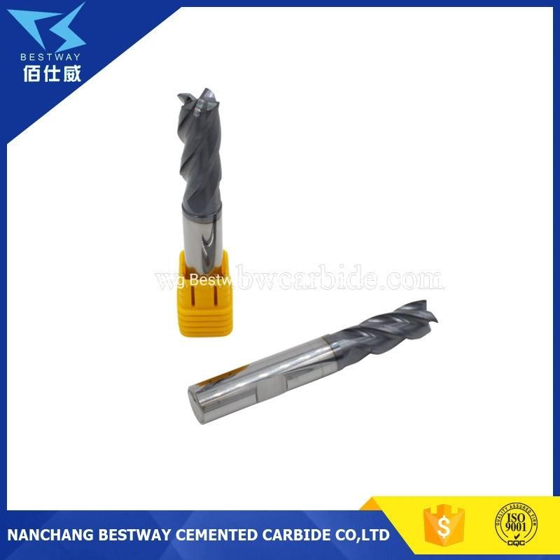 4 Flutes HRC60 Cutting Tool for CNC Machining Solid Carbide End Mill