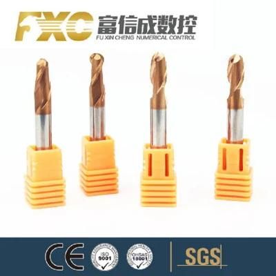 Customized Special Tungsten Carbide 2 Flutes Ball Nose End Mill Cutter