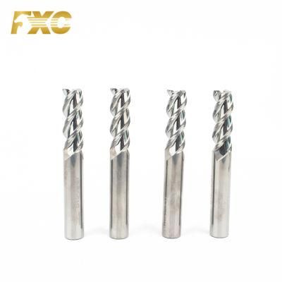 High Precision 3 Flutes Carbide Square End Mill for Aluminum