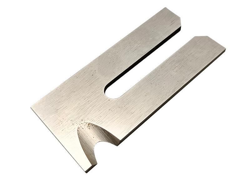 Alloy Inlaid Front Steel Long Cross Cutter Blade for Paper Pipe Cutting Machine