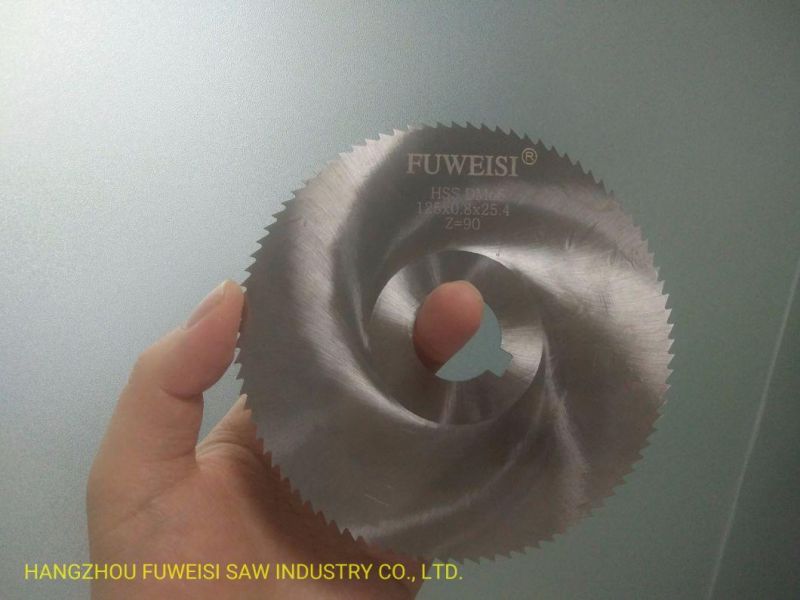 High Quality HSS Slitting Saw Blade for Metal Cutting.