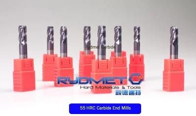 High Quality Tungsten Carbide 2/4 Flutes End Mills