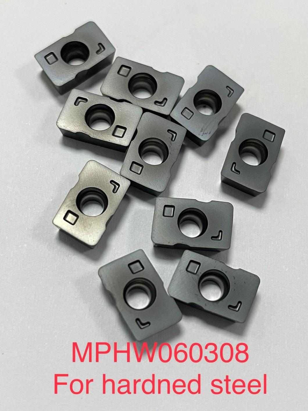 Tungsten Carbide CNC High Feed Turning Thread Milling Inserts Apmt1604pder-H2
