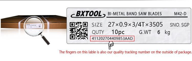 34mm*1.1mm Band Saw Blade for Cutting Best Quality