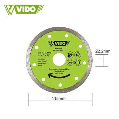 Vido 115mm Diamond Cutting Disc for Cutting Marble, Stone