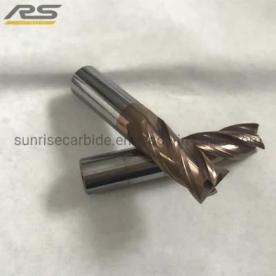 Cutting Tool Tungsten Cemented Carbide 2 Flutes Endmill