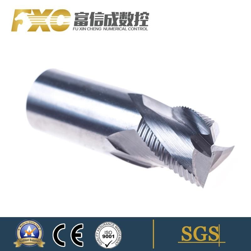 High Hardness 3 Flutes Big Size Solid Carbide Roughing End Mill