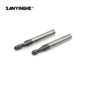 End Mill Solid Carbide Cutting Tool Milling Cutter Manufacturer Ballnose CNC