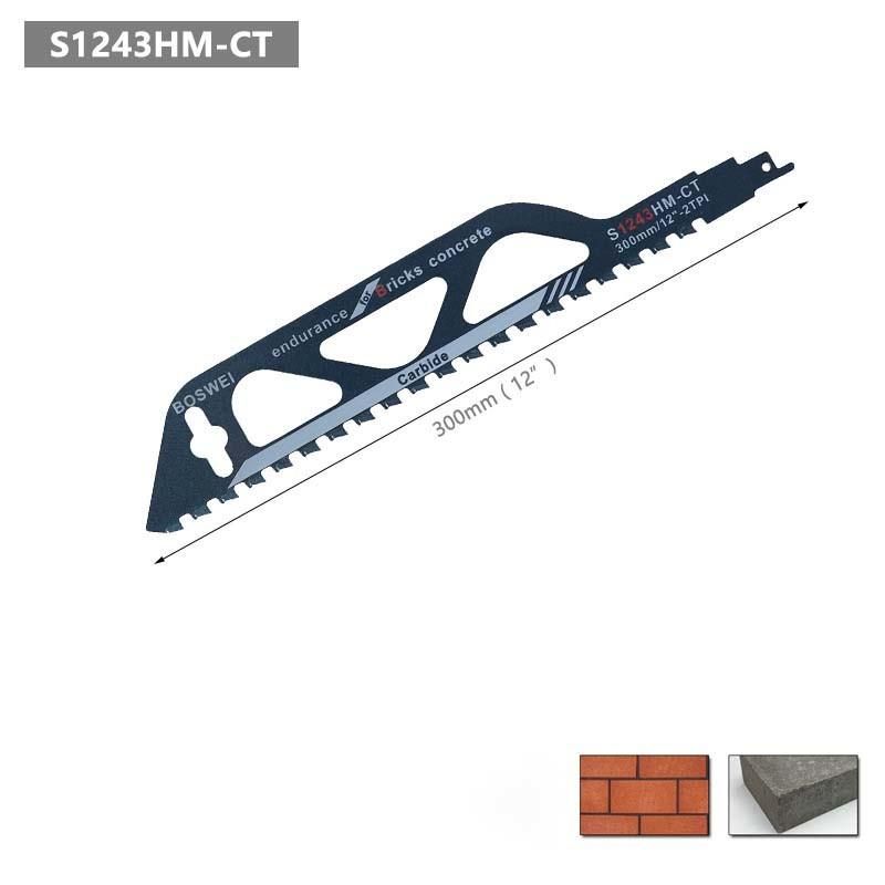 Reciprocating Saw Saber Saw Blade Jig Saw Blade Aerated Block Red Brick Stone Plastic Cutting Saw Blade Alloy Saw Blade