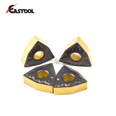 Durable Using Tungsten Carbide Inserts Indexable Turning Inserts on CNC Lathes Cutting Tools Wnmg080412-Am