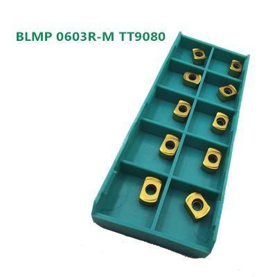 Carbide Blmp 0603r M Tt9080 High Quality Milling Machine Double-Sided Fast Feed Insert Blmp0603r CNC Lathe Parts Tool Blmp