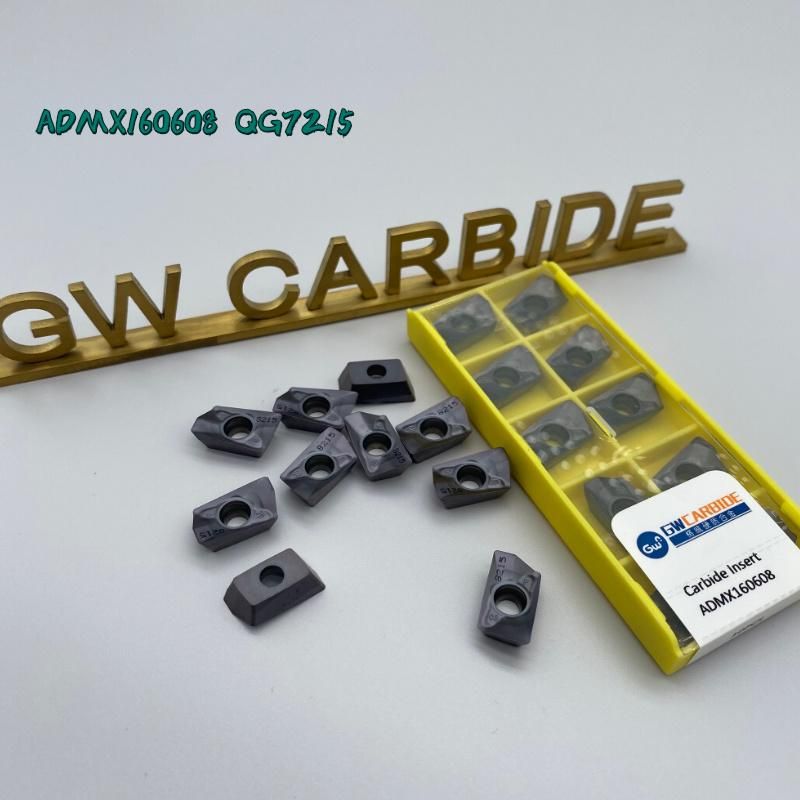 Gw Carbide - High Quality Admx160608 Tungsten Carbide Turning Insert for Turning Tool