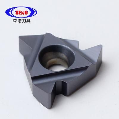 CNC Carbide Threading Cutter High Hardness Cutting Tool Tungsten Carbide Insert 16erag55