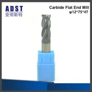 HRC 58 Degree Carbide Flat End Mill 4 Flutes Tungsten Steel Milling Cutter CNC Machine Cutting Tool