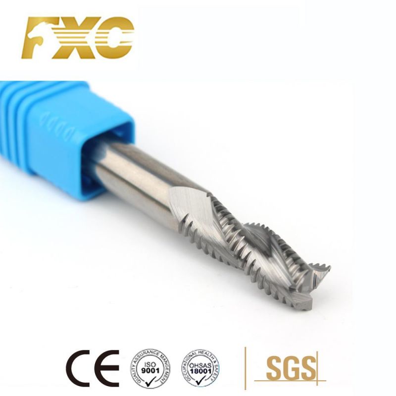 Hotselling 3 Flutes Carbide Roughing End Mill for Aluminum