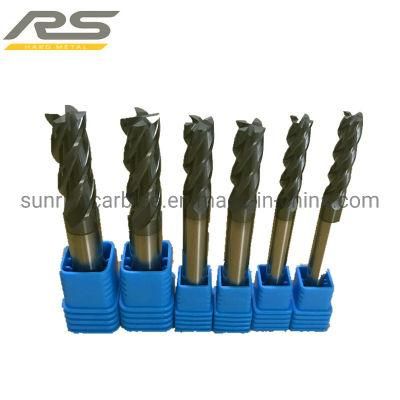 Carbide Ball Nose End Mill for Steel, Stainless Steel