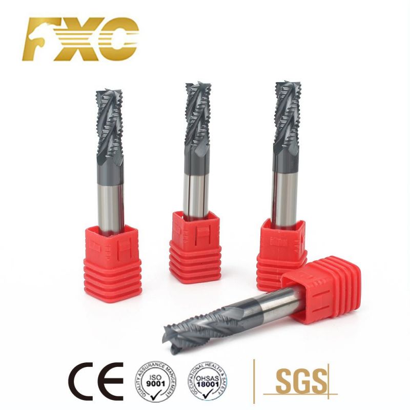 HRC45 Carbide Roughing End Mill Tungsten Carbide Milling Cutters