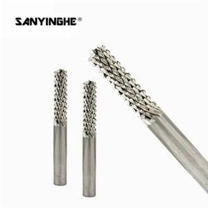 PCB Cutter Corn Teeth PCB Router Bits Solid Carbide End Milling Cutter for Fiberglass