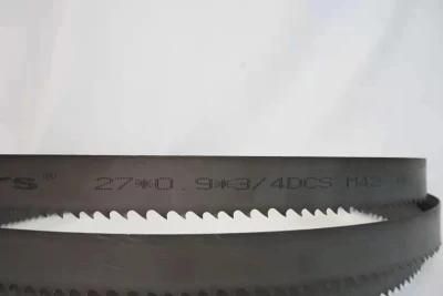 27mm*0.9*4/6 M42 M51 Carbide Bimetal Band Saw Blade for Steel and Wood Cutting.