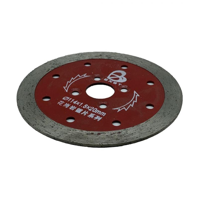 Factory Direct Sales Diamond Saw Blade Marble Slice Electroplating Red Opening Is Suitable for Marble, Granite, Concrete Cutting