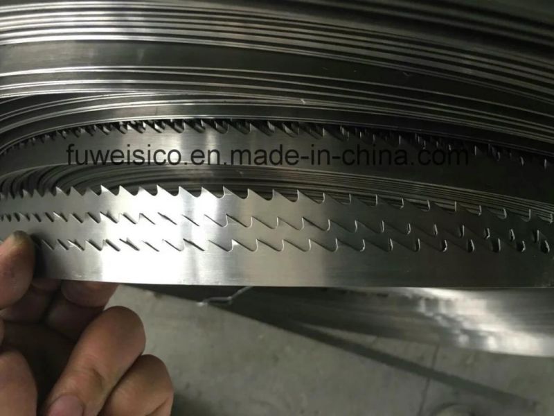 Carbide Tipped Band Saw Blade 27X0.9X4/6t for Inconel Alloy Cutting.