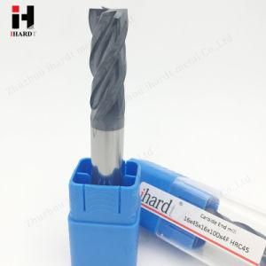 HRC45 Series End Mills for General Steel with Aitin Cutting Tools