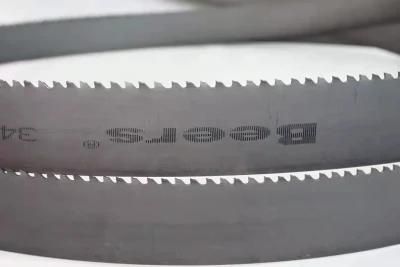 M42 4/6tt Bimetal Band Saw Blade for Sawing Thick Wall Pipe Structural Metal Side by Side