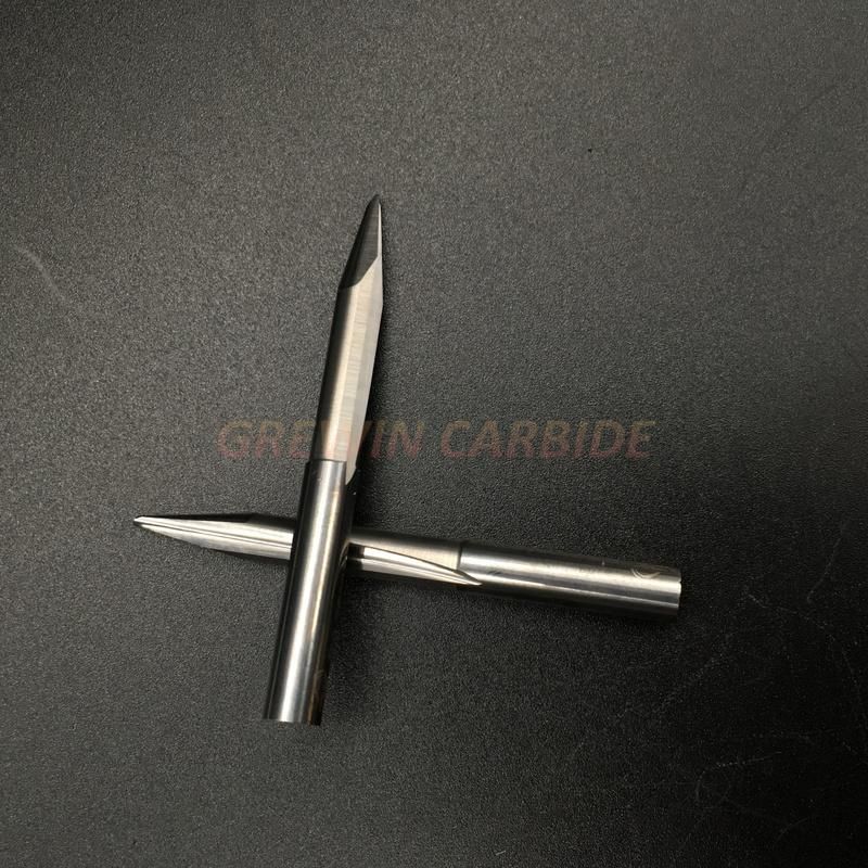 Gw Carbide - R0.75X60mm Tungsten Carbide Straight Groove Round Bottom Sharp Knife