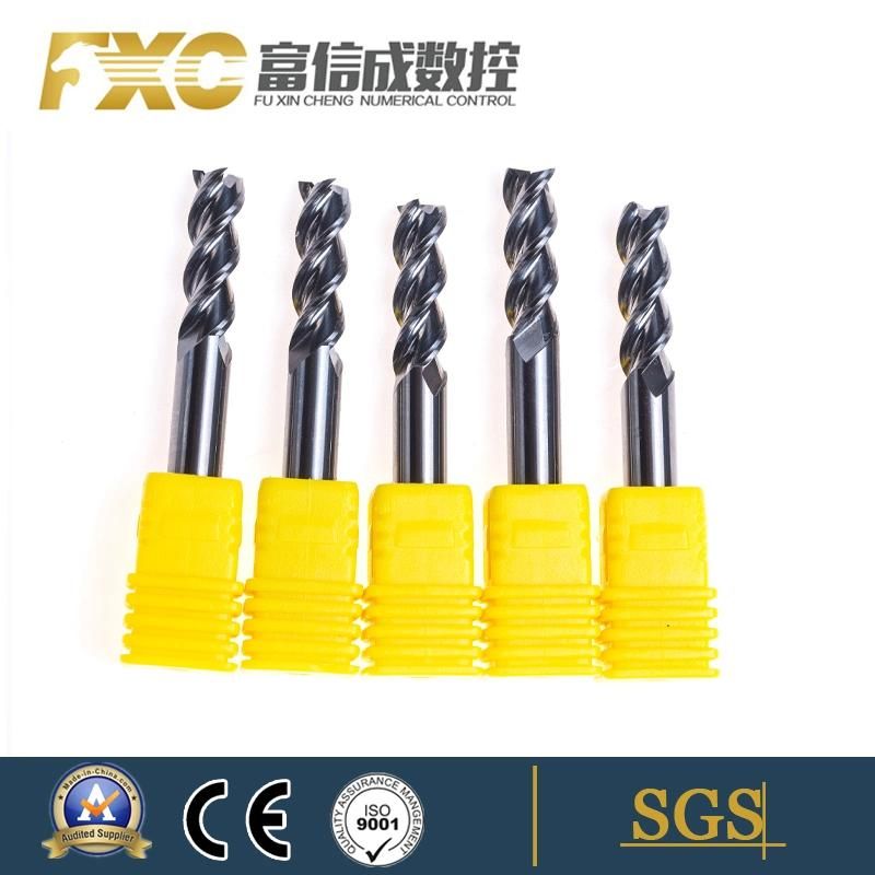 Manufacturer 3 Flutes Carbide Square End Mill for Aluminum
