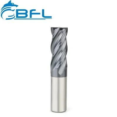 Bfl D16*45*D16*100-4f Solid Carbide Flat End Mill in Stock for General Use HRC45/55/65
