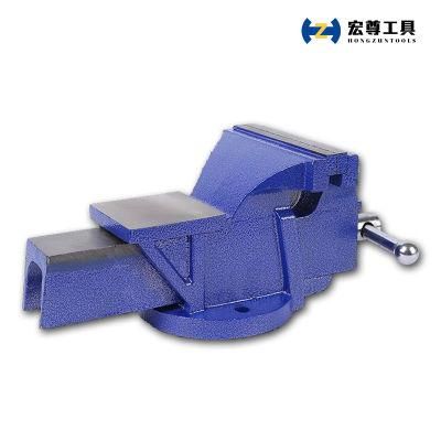 3 Inch Miniature Bench Vise with Blue Hammertone