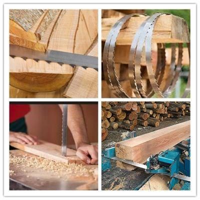 Timber Wood Saw Cutting Blade Sawmill Machine Woodworking Bandsaw Blade Welding Bandsaw Blade for Wholesale