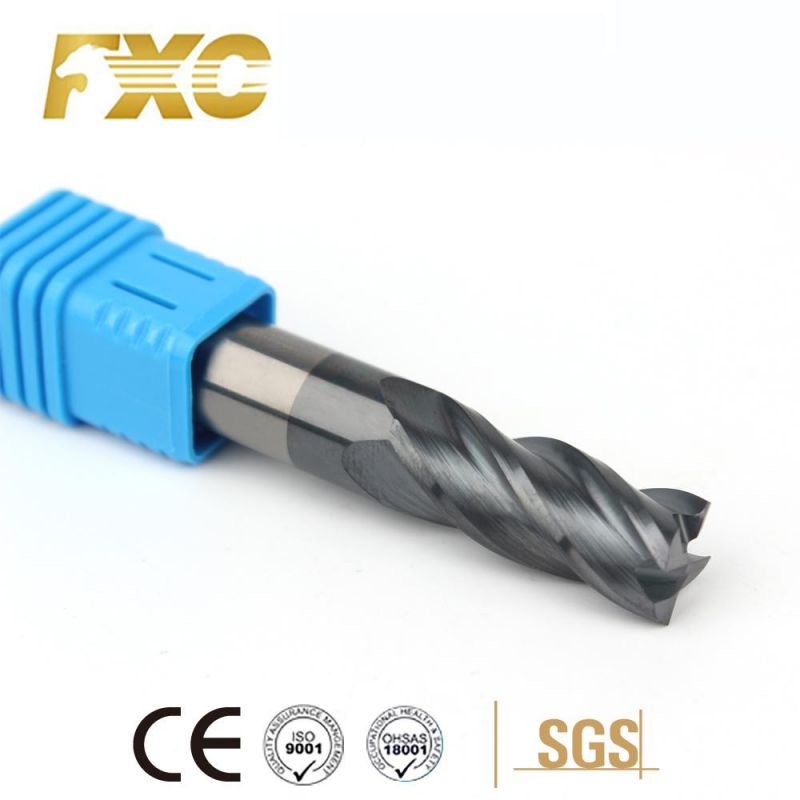 4 Flute HRC45 Solid Carbide End Mill Diamond Cutters