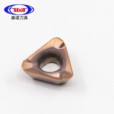 Tungsten Carbide High Feed Rate Triangle Milling Inserts for CNC Milling Cutter 3pkt100408r-M