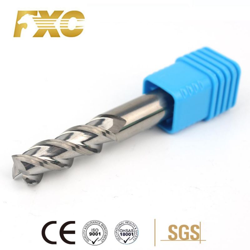 3 Flutes Carbide Square End Mill Cutters for Aluminum