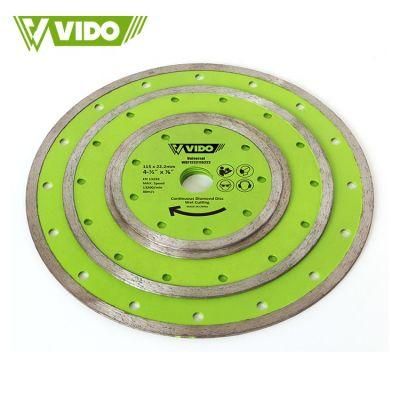 Vido 115mm 125mm Diamond Tile Saw Wet Cutting Blade Disc for Granite