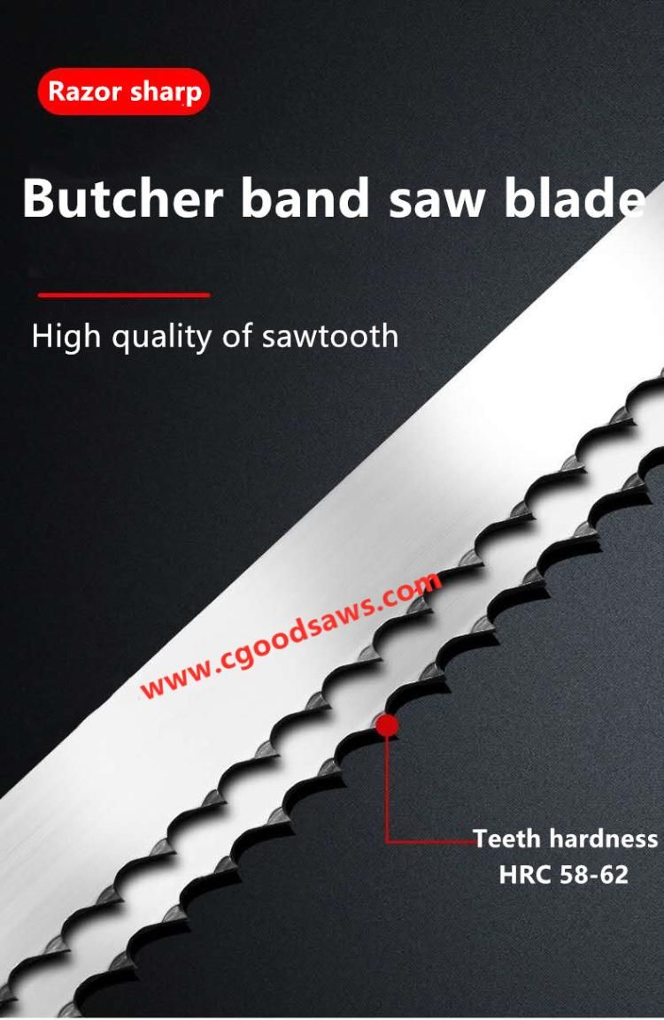 High Performance Cheap Price Band Saw Blade Butchers Bone Saw for Cutting Meat