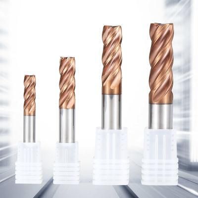 High Quality Solid Carbide End Mill 4 Flute Milling Cutter for Wood