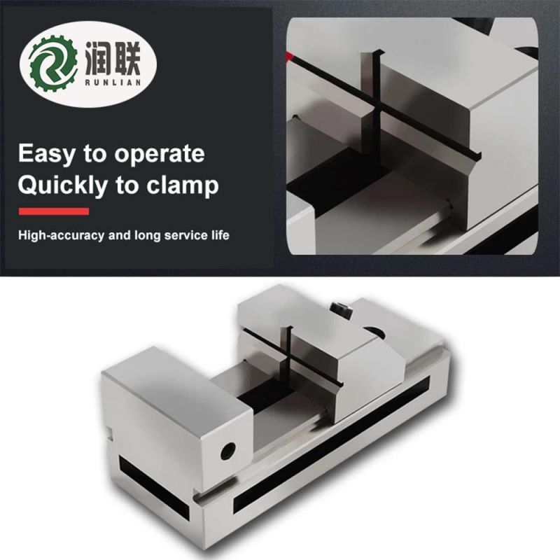 High Precision Low Price Quick Clamping Flat Nose Vise Right Angle Vise