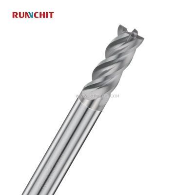 HRC 55 Standard Carbide End Mill for Aerospace and Military Industry Medical Care (UE0804)