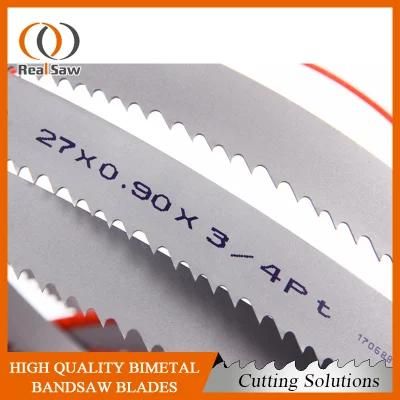 27mmx0.9X5/8 M51 Bimetal Band Saw Blades for Cutting Metal and Steel