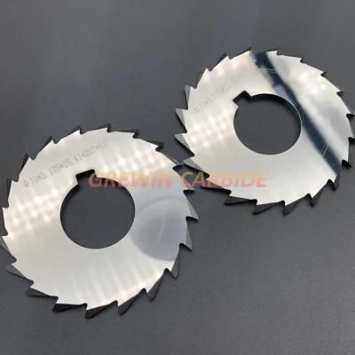 Gw Carbide - Slitting Solid Carbide Saw Blade Cutter with High Resistance and Good Quality