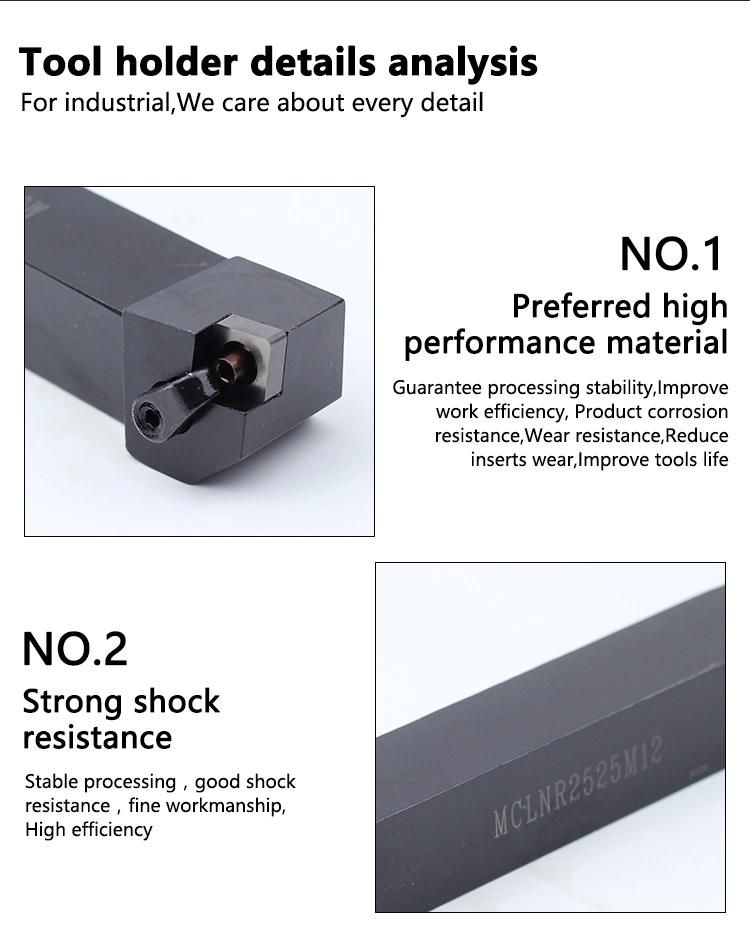 Mclnr2020K12 Turning Toolholder for Carbide Insert Cnmg120408 Lathe Too Part