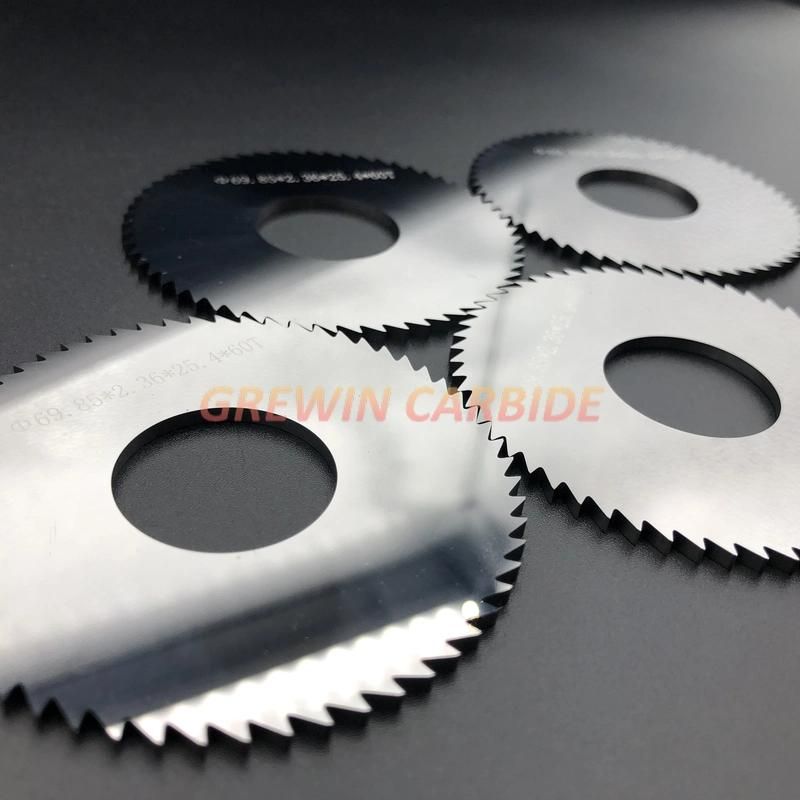 Gw Carbide - Slitting Solid Carbide Saw Blade Cutter with High Resistance and Good Quality