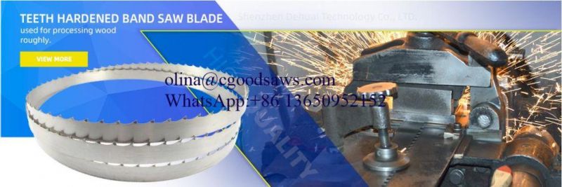 Stellite Tipped Wood Cutting Band Saw Blade Wood Disc Saw Blade