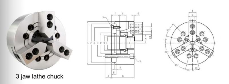 High Speed Hollow Self-Centering Chuck for CNC Swiss Lathe Machine