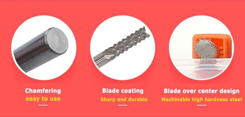 Tungsten Carbide End Mill with Corn Teeth for PCB Application