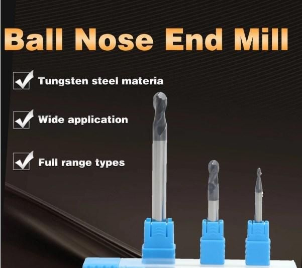 HRC 45 High Quality Solid Carbide Ball Nose End Mill