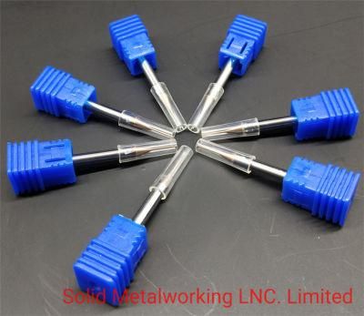 CNC Long Neck Endmills HRC55 Cutting Tools Spiral Bit Micro Carbide End Mills
