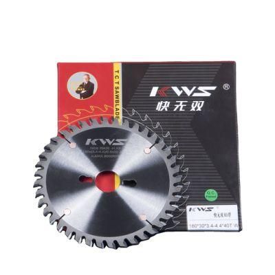 Kws Conical Scoring Saw Blade for Horizontal Beam Saw 180 mm 40 Teeth Tct Carbide Tipped Atb Tooth Saw Blade Kdt Machine Tools